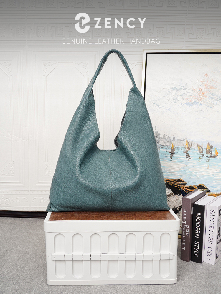 Luxury Bags Tote - 젠시 소프트 천연 가죽 여성용 빅
