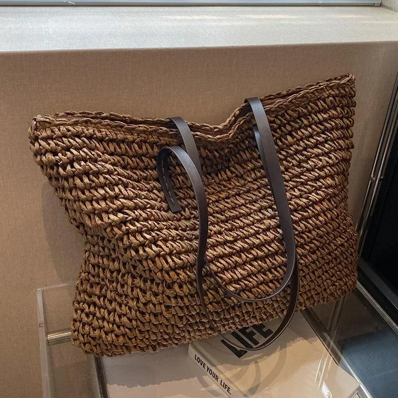 Luxury Bags On Sales - PU 럭셔리 디자인 숄더 백 직조