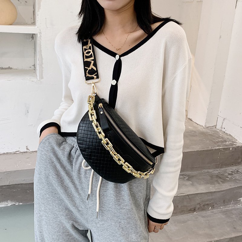 여성을위한 새로운 럭셔리 체인 가슴 가방 고품질 PU  - Luxury Bags Cute 리뷰 및 가격