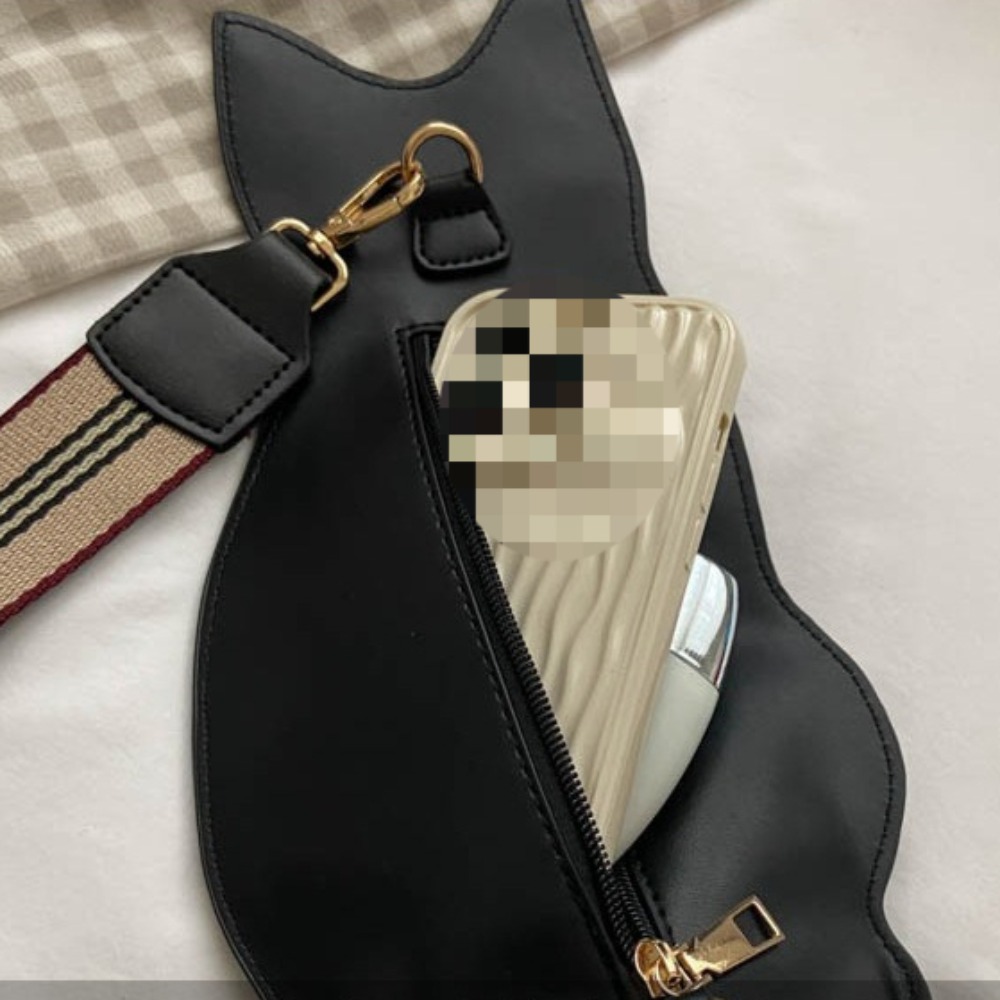 여성용 귀여운 고양이 숄더백 2025 여성용 재미있는  - Luxury Bags Cute 리뷰 및 가격