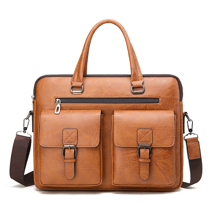 럭셔리 브랜드 남자 비즈니스 서류 가방 PU 가죽 메신 - Luxury Bags Tote 리뷰 및 가격
