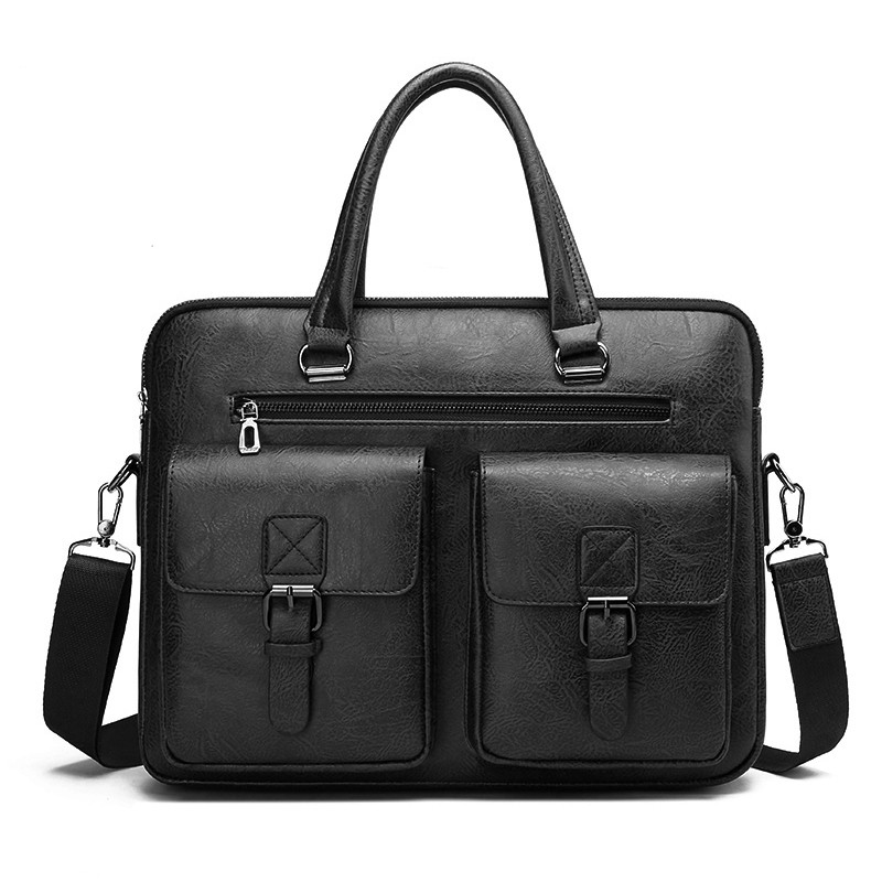 럭셔리 브랜드 남자 비즈니스 서류 가방 PU 가죽 메신 - Luxury Bags Tote 리뷰 및 가격