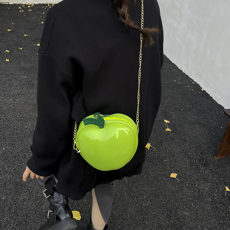여성용 귀여운 애플 퍼스 2026 신상 에나멜 가죽 크 - Luxury Bags Cute 리뷰 및 가격