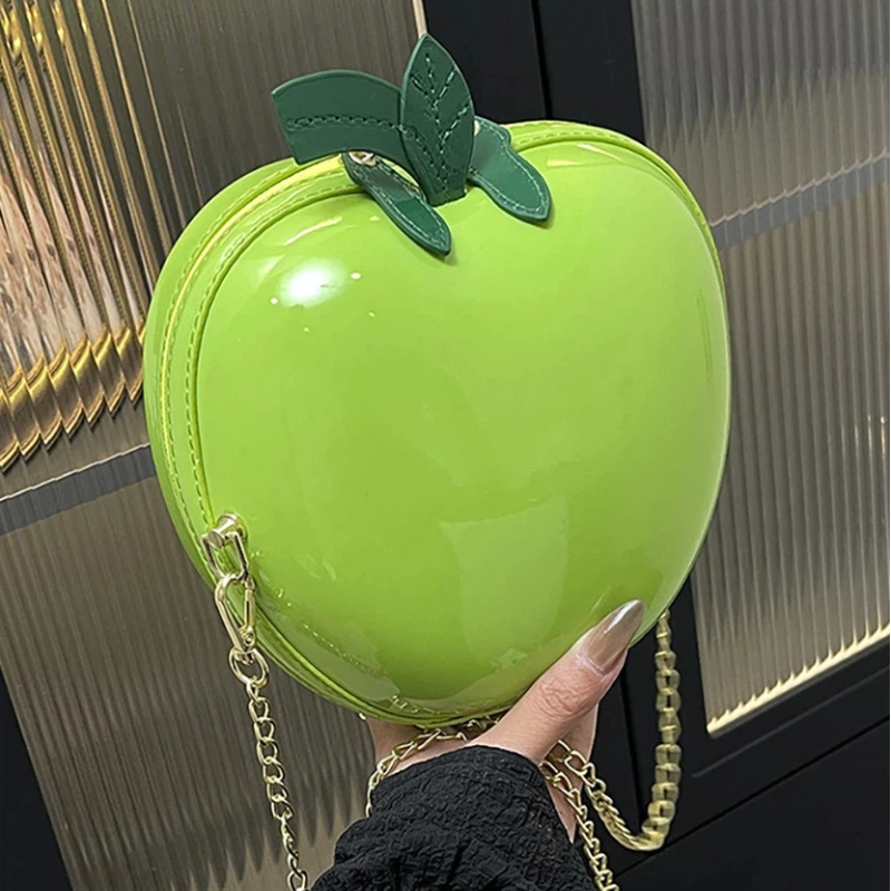 여성용 귀여운 애플 퍼스 2026 신상 에나멜 가죽 크 - Luxury Bags Cute 리뷰 및 가격