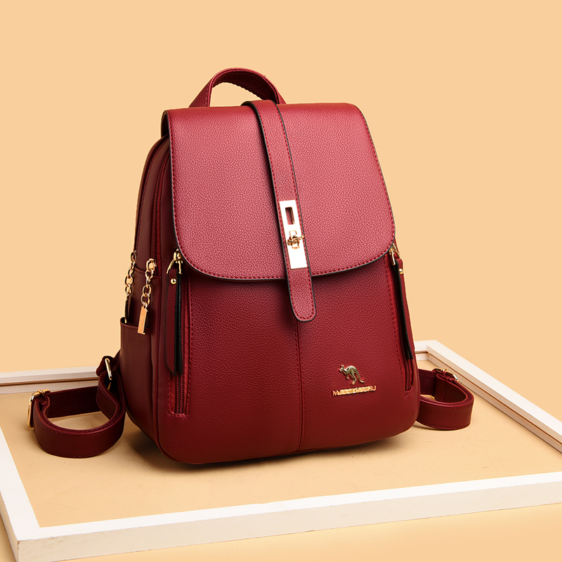 여성용 럭셔리 가죽 배낭, A Dos 캐주얼 데이팩,  - Luxury Bags Leather 리뷰 및 가격