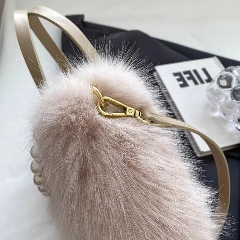 진주 체인 스트랩과 상단 손잡이가 달린 고급스러운 인조 - Luxury Bags Cute 리뷰 및 가격