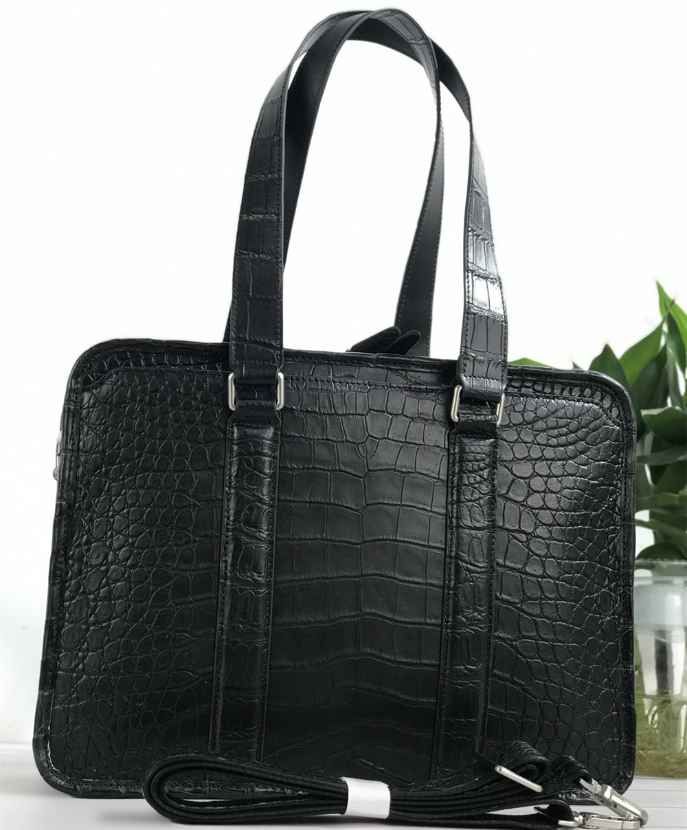 새로운 악어가죽 노트북 가방, 진짜 악어가죽 남성용 서 - Luxury Bags Tote 리뷰 및 가격