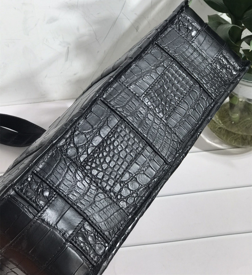 새로운 악어가죽 노트북 가방, 진짜 악어가죽 남성용 서 - Luxury Bags Tote 리뷰 및 가격