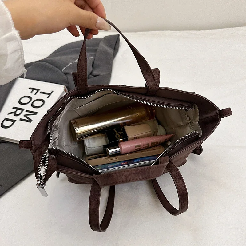 라이트 럭셔리 솔리드 PU 햅스 숄더백 2025 핫세일 - Luxury Bags Tote 리뷰 및 가격