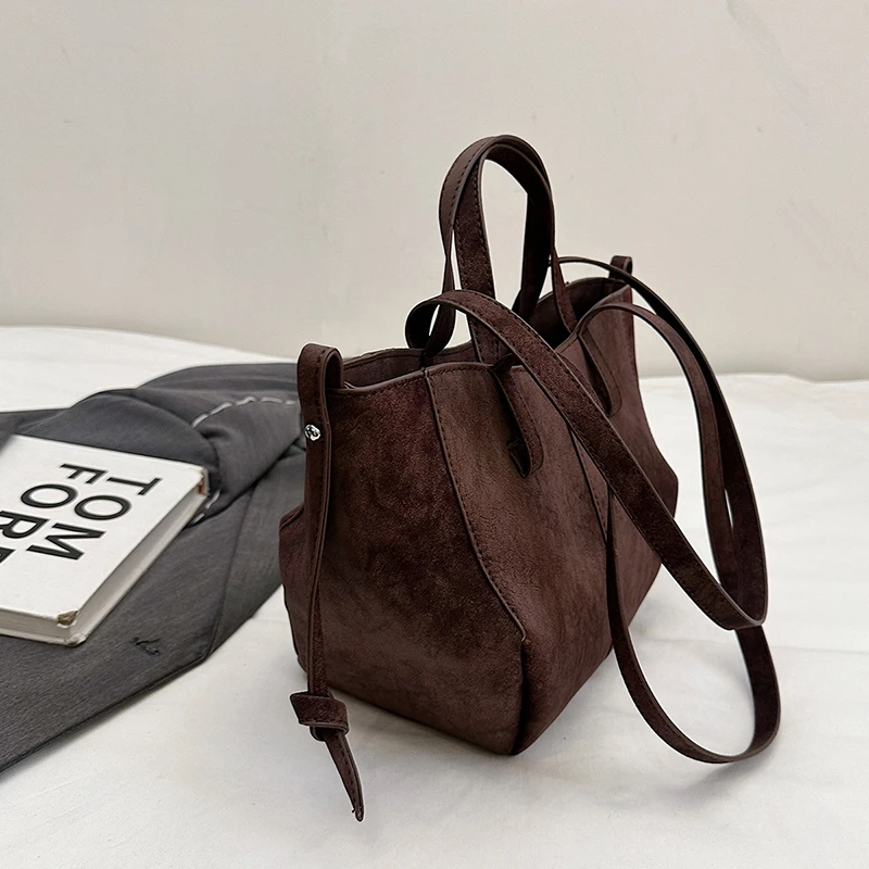 라이트 럭셔리 솔리드 PU 햅스 숄더백 2025 핫세일 - Luxury Bags Tote 리뷰 및 가격