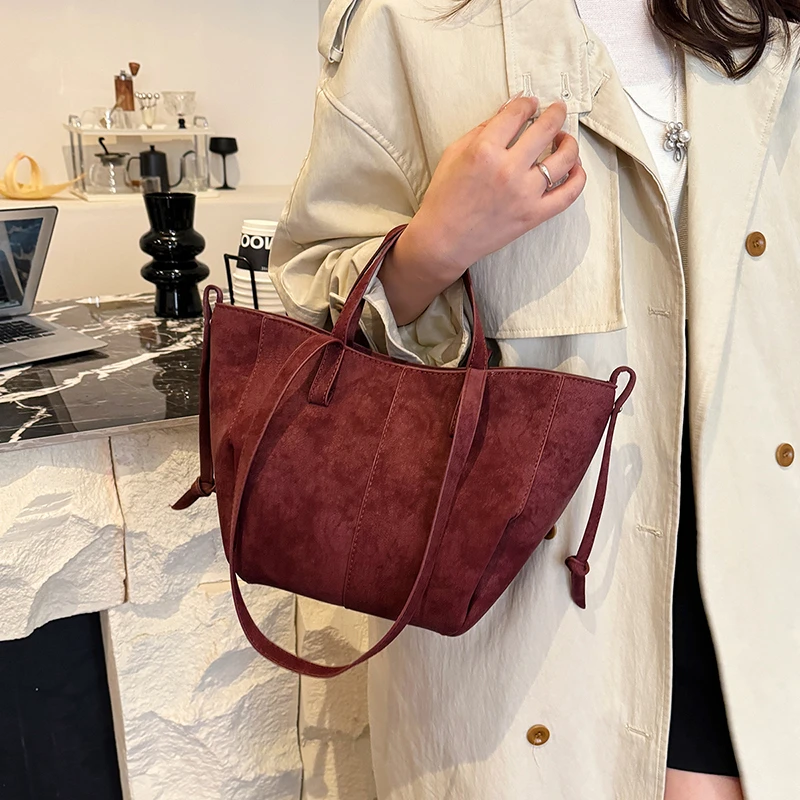 라이트 럭셔리 솔리드 PU 햅스 숄더백 2025 핫세일 - Luxury Bags Tote 리뷰 및 가격