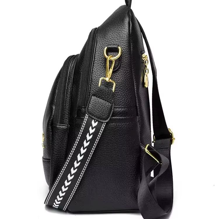 새로운 클래식 패션 고품질 부드러운 가죽 여행 배낭 여 - Luxury Bags Leather 리뷰 및 가격