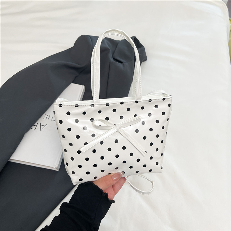 여성용 새 핸드백 한국 체크 무늬 폴카 도트 리본 귀여 - Luxury Bags Cute 리뷰 및 가격