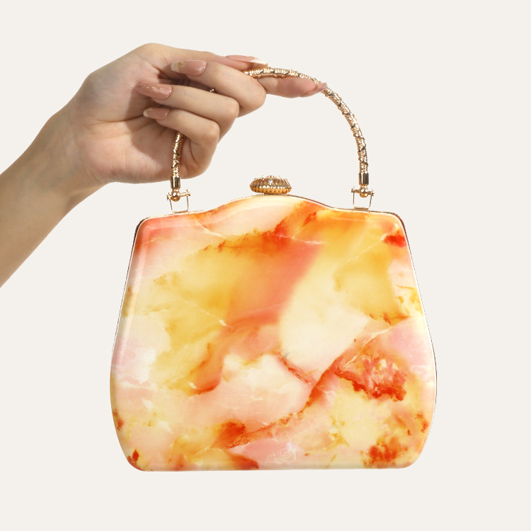 새로운 트렌디 핸드백 패션 여성 가방 부티크 아크릴 럭 - Luxury Bags Cute 리뷰 및 가격