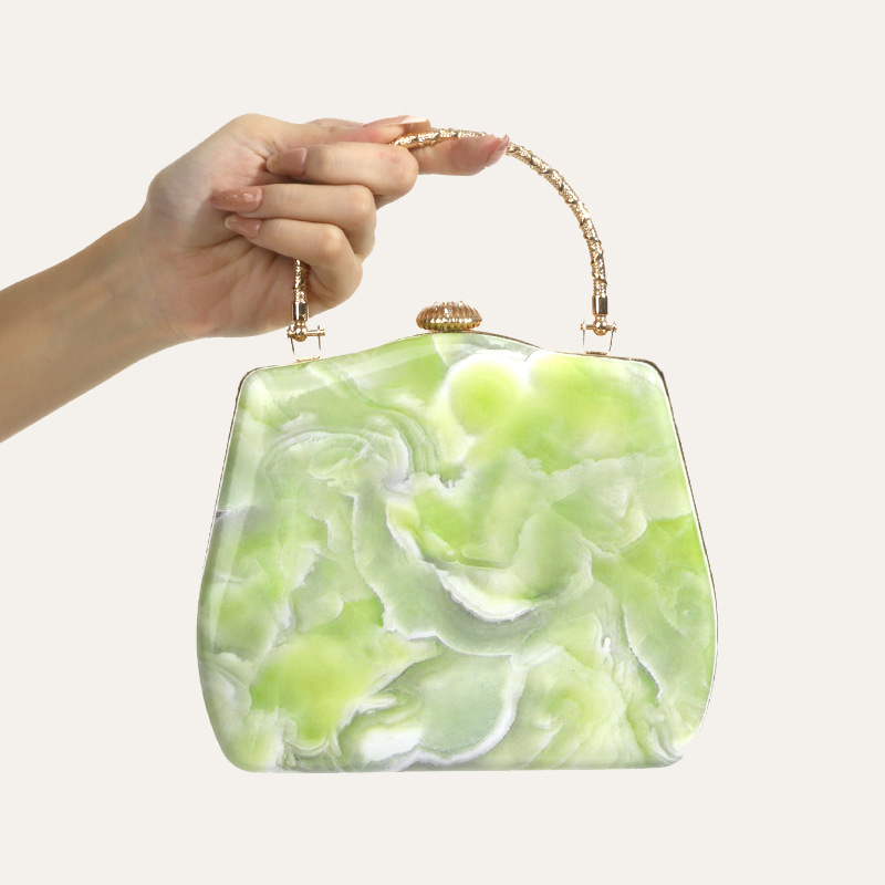 새로운 트렌디 핸드백 패션 여성 가방 부티크 아크릴 럭 - Luxury Bags Cute 리뷰 및 가격