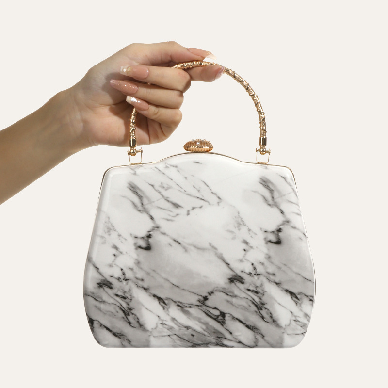 새로운 트렌디 핸드백 패션 여성 가방 부티크 아크릴 럭 - Luxury Bags Cute 리뷰 및 가격